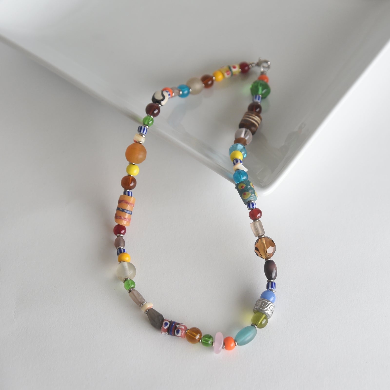 Lawot (Traveler) Glass Bead Necklace