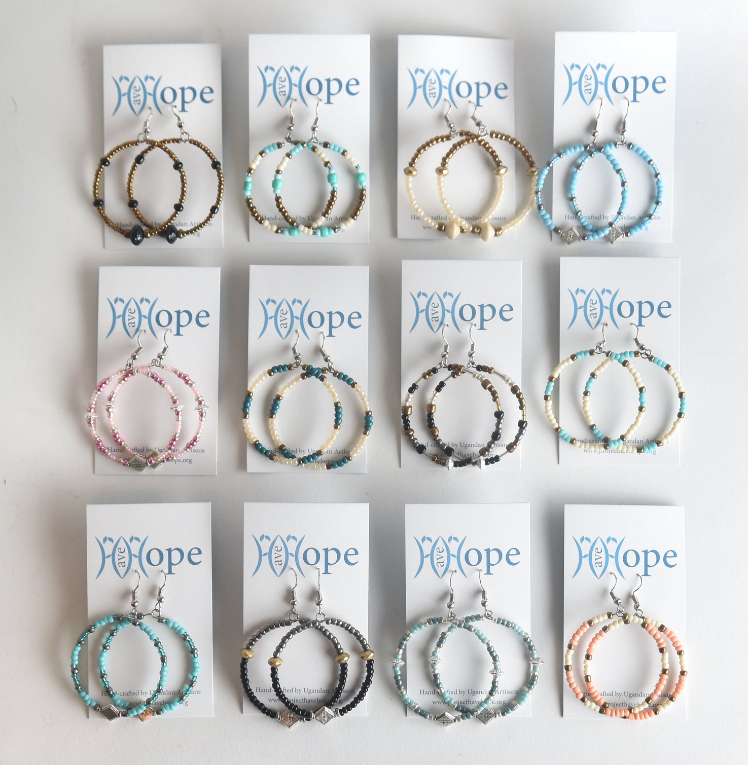 Njiwa (Dove) Hoop Set