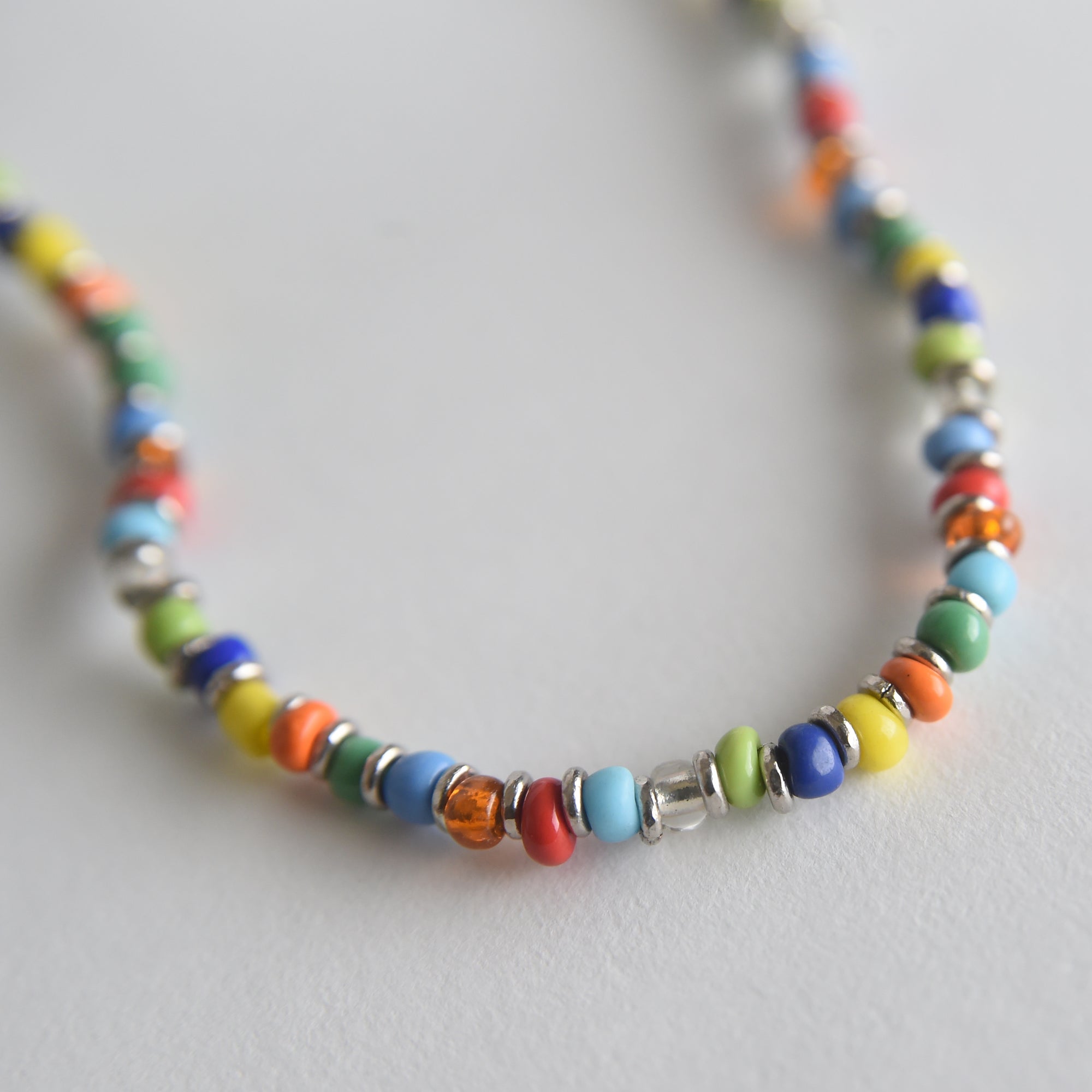 Rangi Kioo (Colored Glass) Necklace